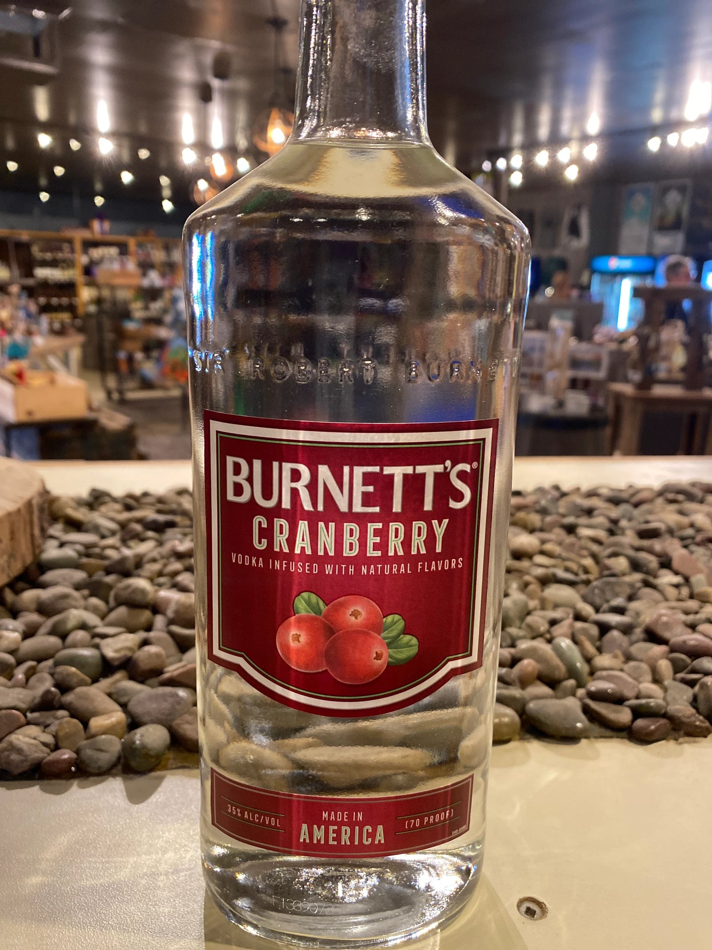 BURNETTS CRANBERRY VODKA 1.75